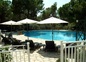 vue sur la piscine