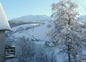 Vue d'hiver depuis la salle à manger