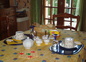 table de petit dejeuner