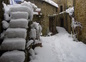la ruelle sous la neige