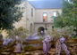 L'entrée de la maison d'hôtes