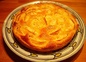 Tarte aux pommes sur crème d'amandes