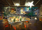 Table aux chandelles