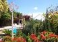 Vue du jardin et de la piscine
