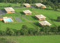 Vue aérienne du site