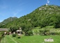 Jardin séparant gîte du Propriétaire