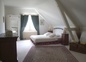 Chambre vert/rose