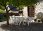 terrasse vue sur la montagne